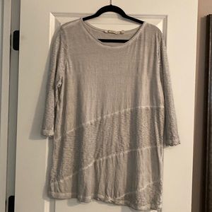 Soft Surroundings gray Tunic. Large.